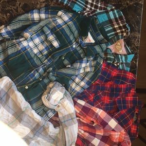 Assorted flannels